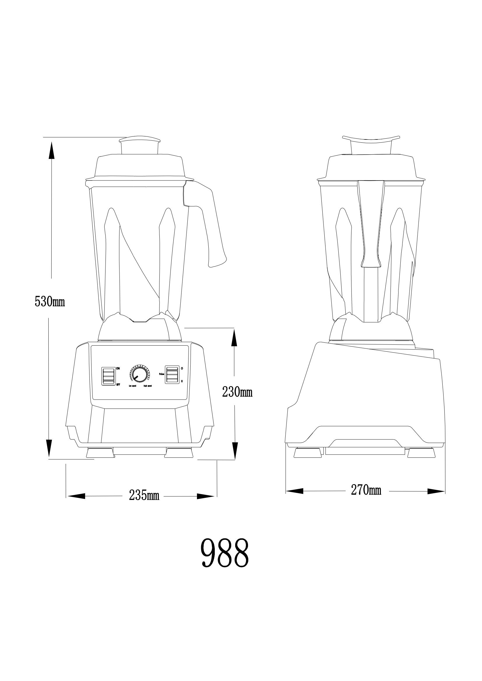 988 size